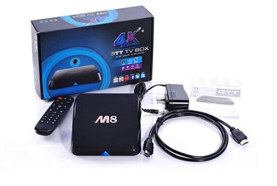 M8四核智能机顶盒 开启4K超高清家庭娱乐新时代